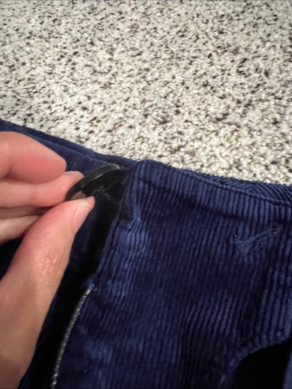 MAEVE Anthropologie the Colette Pants in Navy and Olive - Picture 2 of 4
